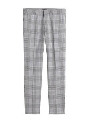 Мужские брюки в клетку h&amp;m slim fit