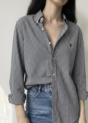 Рубашка в клетку ralph lauren