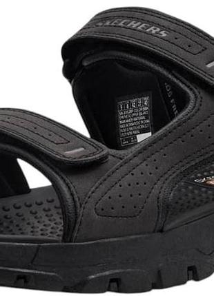 Мужские сандалии skechers 205289 bbk 42 (9us) 27 см черные