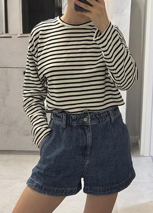 Джинсові шорти сині zara