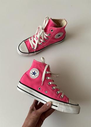 Яскраві неонові кеди converse 36,5 eur 23 см. стан нових, оригінал, америка