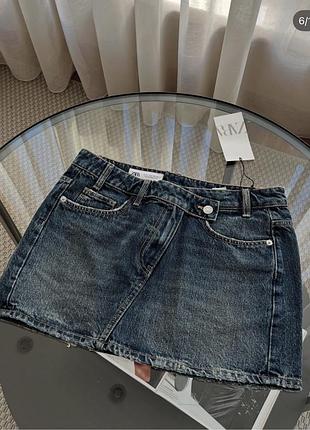 Нова джинсова спідниця zara