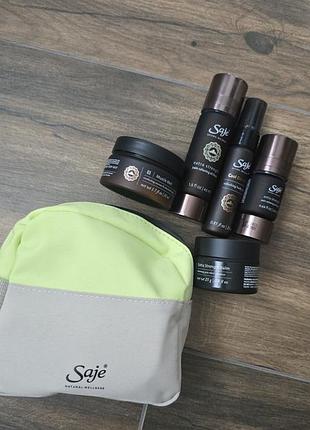 Saje natural wellness body recovery kit, разработанный для снятия напряжения и восстановления мышц.
