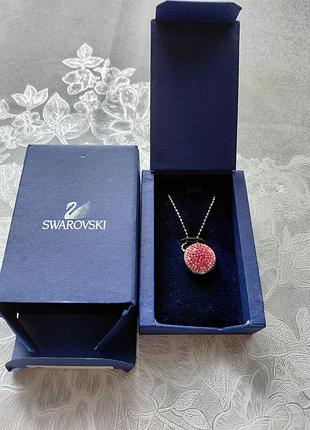 Новое оригинальное колье подвеска swarovski maggy fuchsia