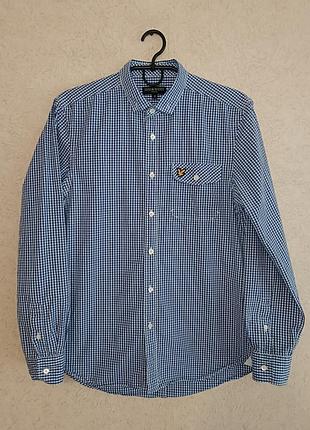 Жіноча сорочка в клітинку lyle & scott (vintage) m розмір