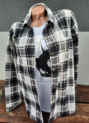 Женская флисовая рубашка в клетку. одежда из сша и канады!