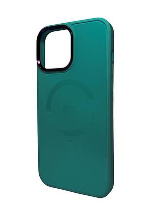 Чохол для смартфона ag glass sapphire magsafe logo for apple iphone 14 pro max green
