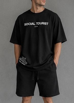 Оригінальна футболка social tourist hollister