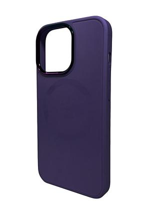Чохол для смартфона ag glass sapphire magsafe logo for apple iphone 15 purple