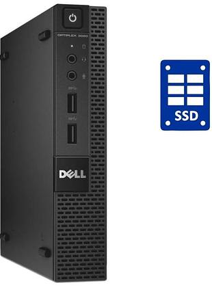 Неттоп б-класс dell optiplex 3020m micro usff / intel core i3-4160t (2 (4) ядра по 3.1 ghz) / 8 gb ddr3 / 128 gb ssd / intel hd
