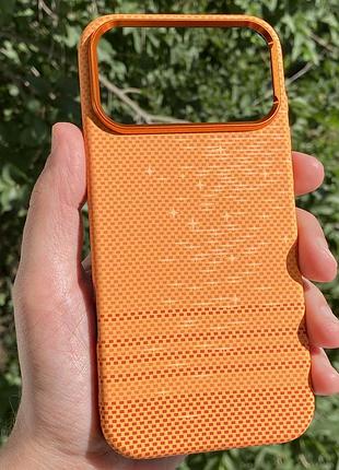 Чохол proove gleam orange with magnetic ring для iphone 17 pro