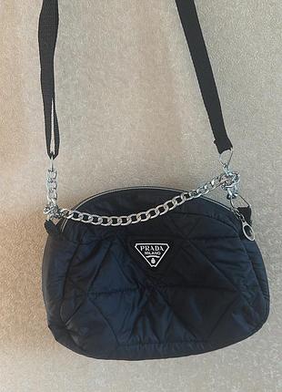 Сумка prada в черном цвете