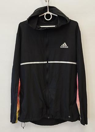 Чоловіча бігова вітровка adidas own the run colorblock jacket