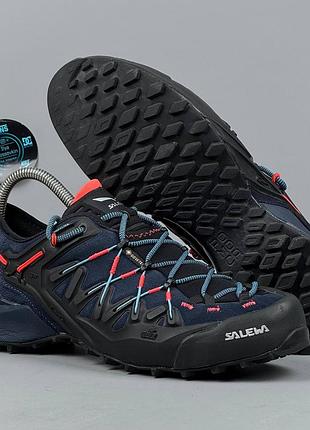 Salewa wildfire gore tex ботинки черевики трекінгові горные тактические кросівки трейлові демісезон кроссовки унісекс гірські туристичні туристические