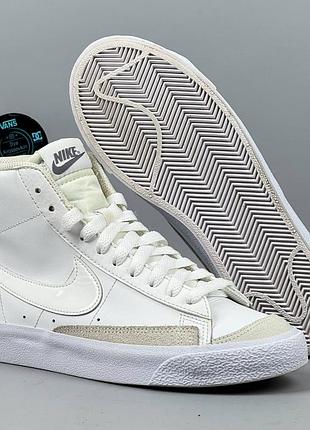 Nike blazer 77 mid кеды кеди кроссовки кросівки обувь взуття шкіра черевики демисезон ботинки кожа классика блейзер найк sb