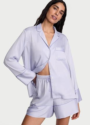 Домашний пижамный сатиновый комплект victoria’s secret
