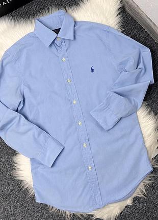 Polo ralph lauren | класична блакитна сорочка | оригінал