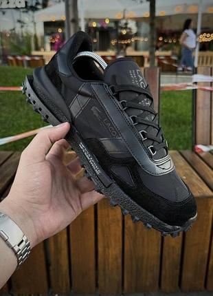 Кроссовки lacoste elite active, черные