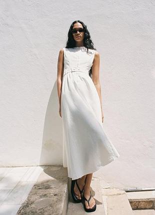 Платье асимметричное zara.