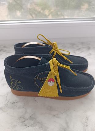 Детские ботинки clarks-pokimon