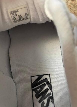 Білі кеди vans 6