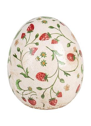 Керамическая фигурка яйце strawberries, 14*16 см, nd-6ce1919l nai