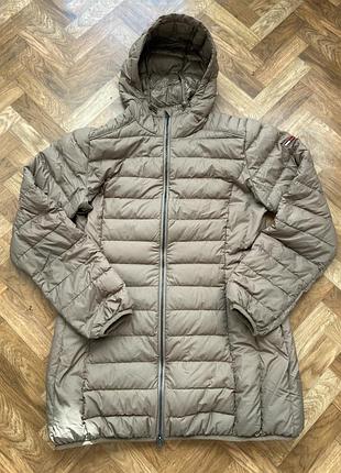 Куртка пухова жіноча tommy hilfiger коричнева, xl