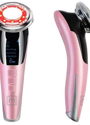 Rf лифтинг массажер для лица medica+ skin lifting 7.0 pink (ems+led) гарантия 1 год