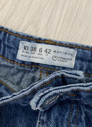 Джинсова спідниця primark 3