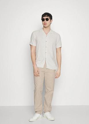 Фірмові льняні брюки selected slhstraight-silas pants