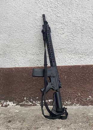 Страйкбольний автомат cyma cm.068 m4 keymod long (full metal) + комплект