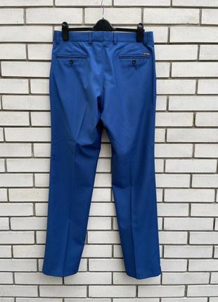 Чоловічі класичні брюки сині giovanni gilbert4 фото