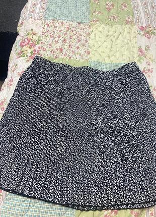 Плиссирированная юбка р 14/l,xl primark примрак