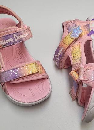 Skechers unicorn dreams s-lights sandals босоніжки