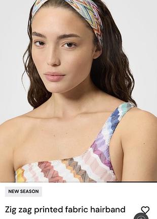 Повʼязка на волосся. бандана. преміум бренд missoni