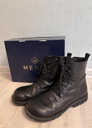 Анатомічні шкіряні черевики merle