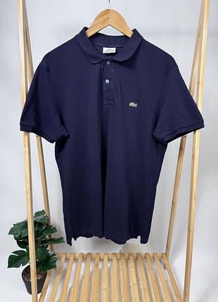 Поло lacoste футболка оригінал vintage oldmoney розмір l-xl  класична 100% коттон