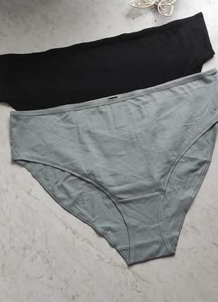 Женские трусики высокие р. xxxl набор 2 шт esmara нижняя