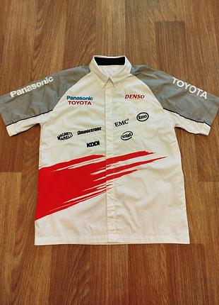 Рубашка винтажные panasonic toyota racing f1 team 2006 (pit crew shirt)