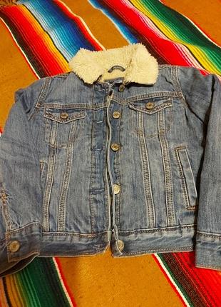 Джинсова куртка утеплена  gap