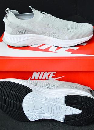 Nike gray мокасини 3
