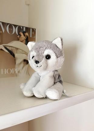 Мягкая игрушка собачка хаски bab build a bear