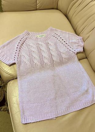 Вʼязана футболка zara