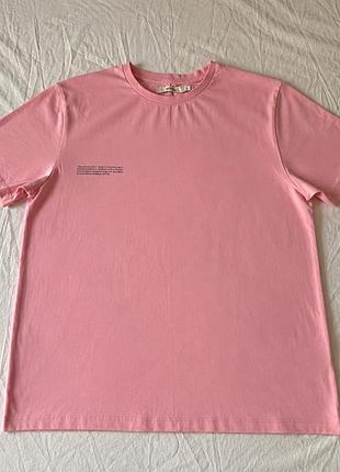 Pangaia t-shirt in sakura-pink color