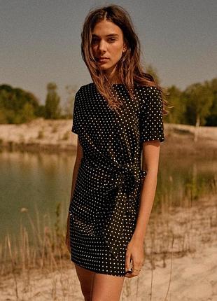 Коротка сукня з органічної  бавовни 
sezane pippa short dress