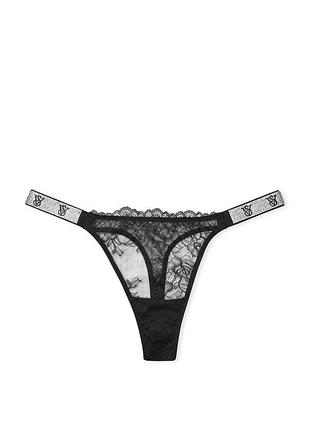 Трусики стринги зі стразами victoria’s secret оригінал