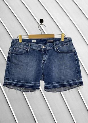 Женские джинсовые шорты мини Tommy hilfiger 33 l xl оригинал томми хилфигер стан идеал голубые джинс деним летние короткие 48 50