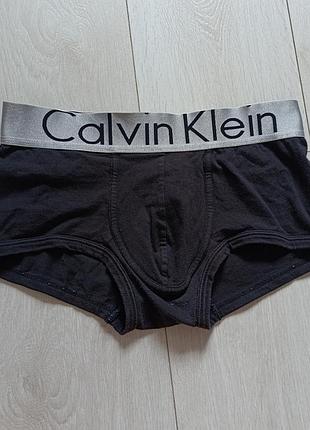 Черные трусы мужские базовые брифы calvin klein s c 8 36 44