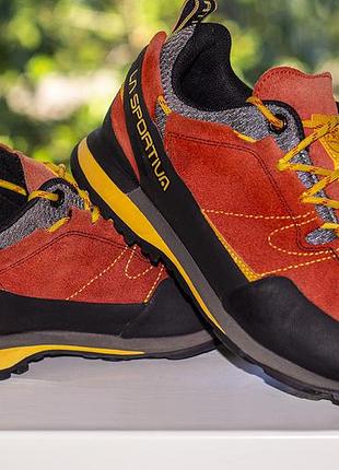 Кроссовки треккинговые la sportiva boulder x men's 13-245 suede red 42 г. оригинал