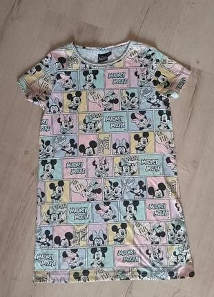 Детское платье с принтом mickey mouse